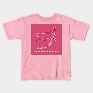 Love Cats Kids T-Shirt